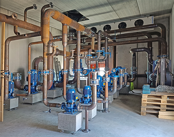 Pumperummet på ny Power2X brintfabrik i Fredericia
